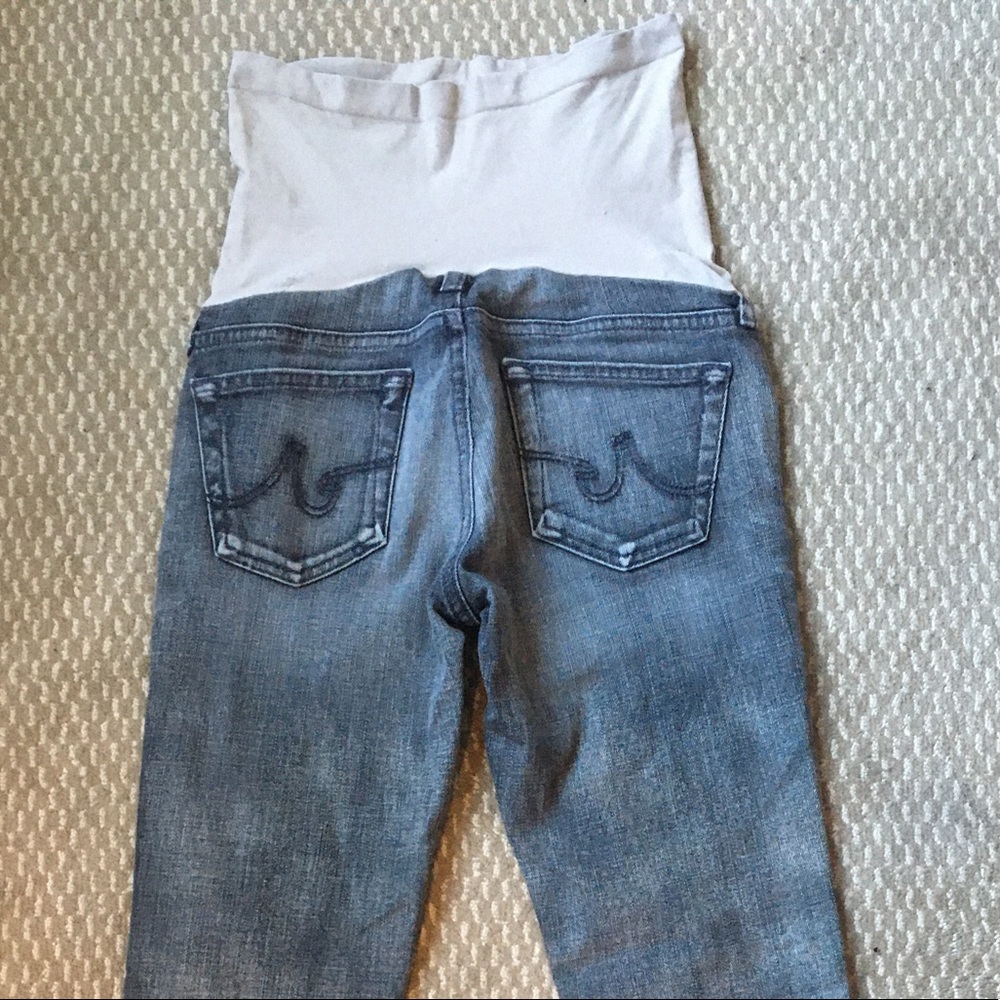 AG maternity jeans 26 - light black denim